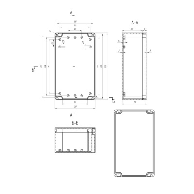 Гермобокс KGG-SMAx2 с CRC9